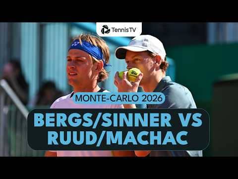 Bergs/Sinner Vs Machac/Ruud in All-Star Doubles 🤩 | Monte Carlo 2026 Highlights