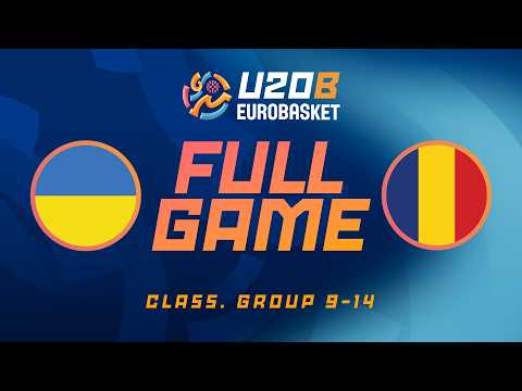 LIVE - Ukraine v Romania | FIBA U20 Women's EuroBasket 2026 Division B | Classification Group 9-14