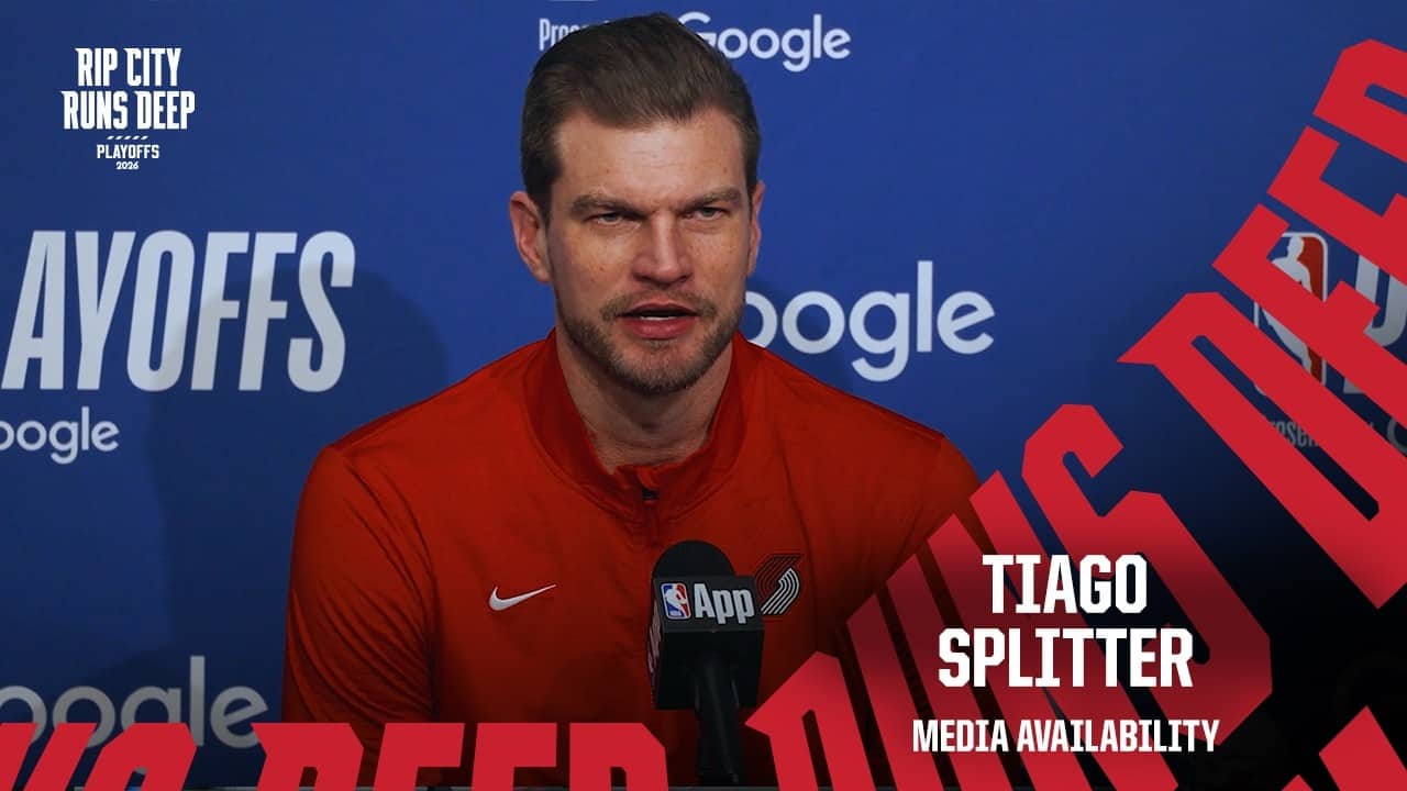 Tiago Splitter Postgame Media Availability | Trail Blazers vs Spurs Playoffs Game 4 | April 26, 2026