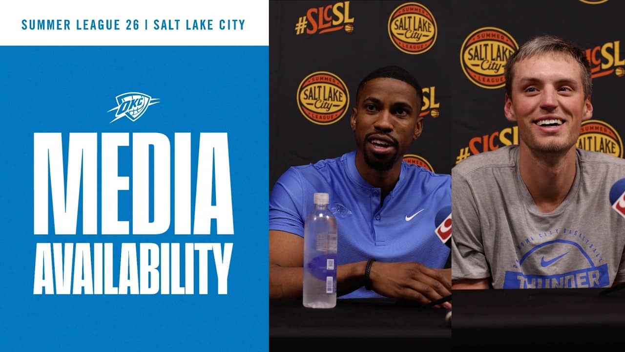 Coach Dixon and Payton Sandfort After Game 2 | SLC Summer League | Postgame Media | July 6th, 2026