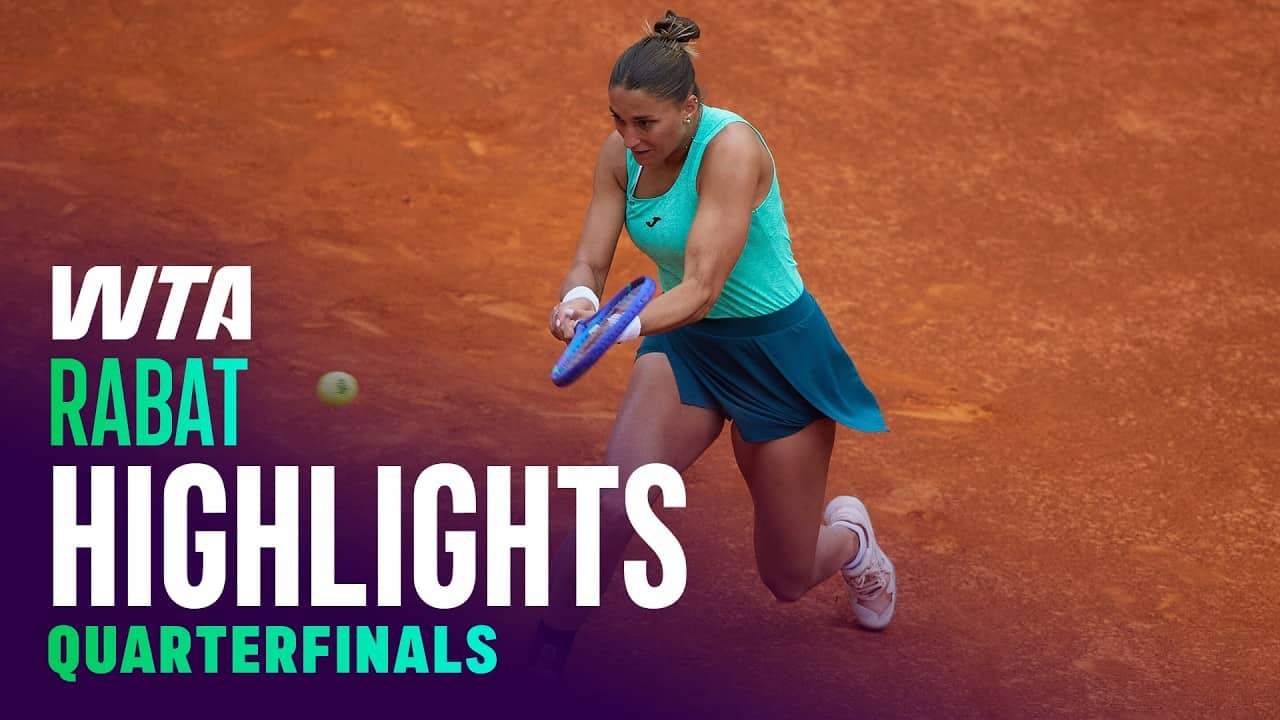Quarterfinals in Rabat with Udvardy, Marcinko & more! | WTA Match Highlights