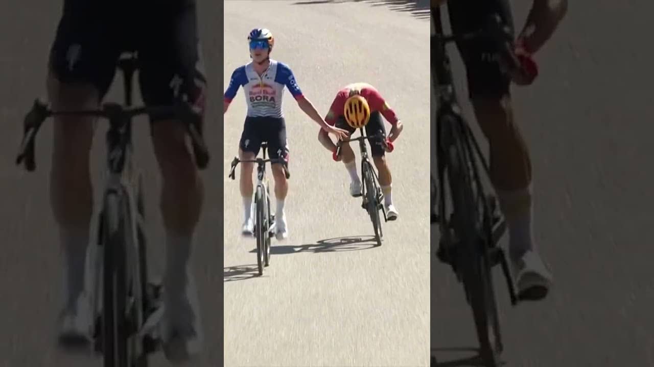 Maxim van Gils takes the stage win and Luke Tuckwell moves into the leaders jersey! 🙌