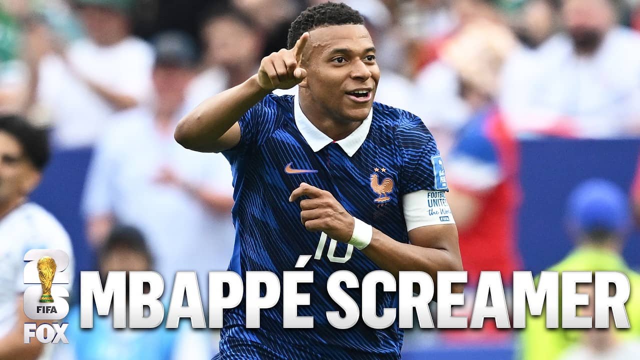 France's Kylian Mbappé Scores Weak-Footed SCREAMER, vs Iraq 🇫🇷 2026 FIFA World Cup™