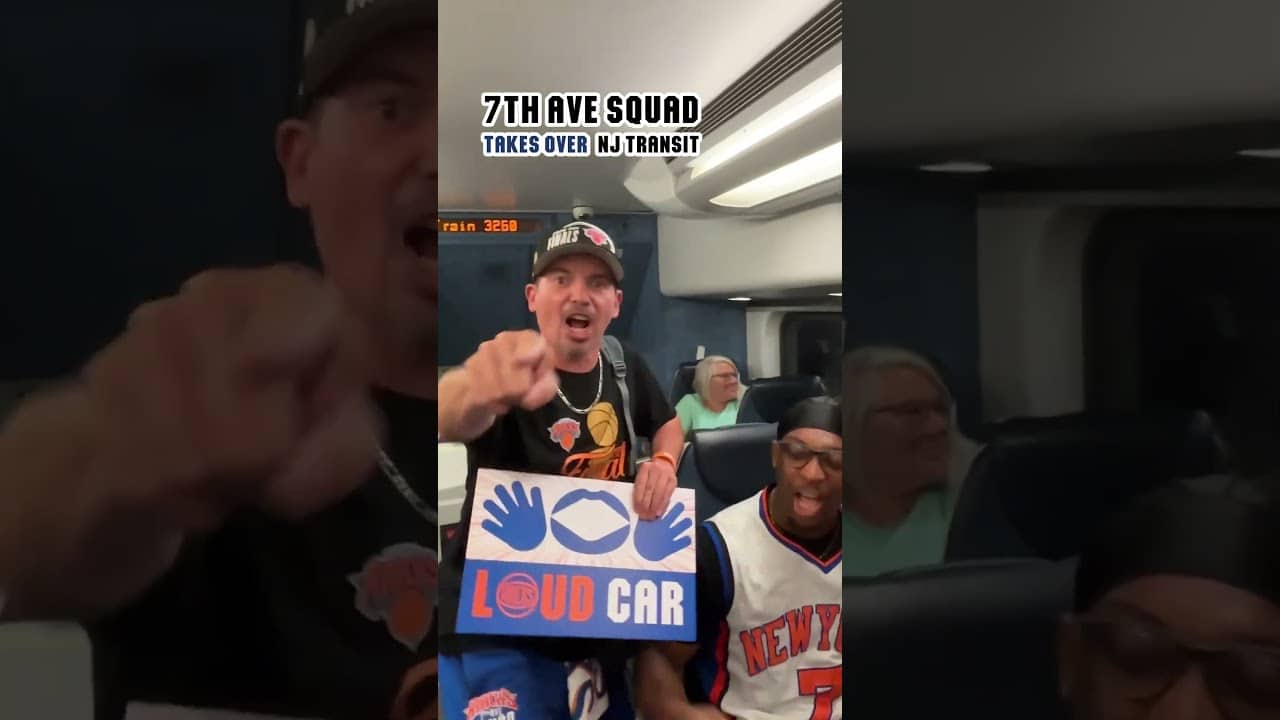 quiet car??? never heard of her. #nba #nyknicks #nbaplayoffs #snapple #njtransit @snapple