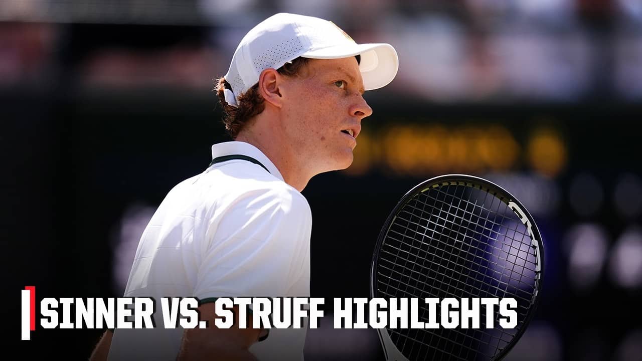 Jannik Sinner vs. Jan-Lennard Struff | Full Highlights | Wimbledon 2026