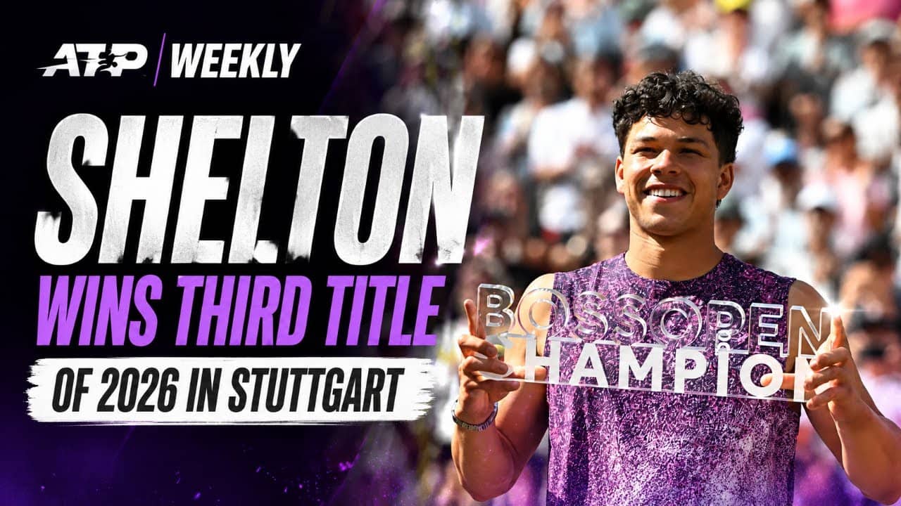ATP Weekly: Shelton wins third title of 2026 in Stuttgart | Majchrzak wins  Libéma Open
