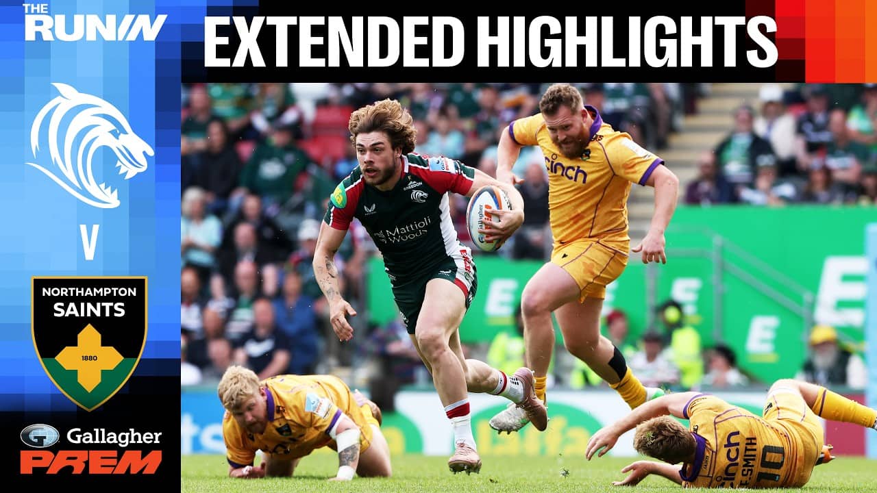 Leicester Tigers v Northampton Saints | EXTENDED HIGHLIGHTS | Gallagher PREM 25/26 | R 15
