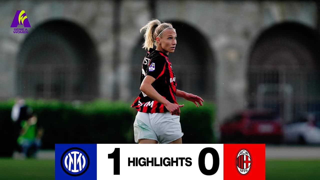 Rossonere fermate nel derby | Inter-Milan 1-0 | Serie A Women Highlights