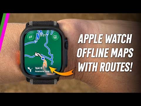 Apple Watch Offline Maps and Route Navigation with Komoot!