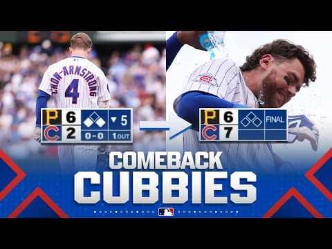 WINDY CITY W! The Cubs come back to WALK IT OFF in the bottom of the 9th inning! 🐻🤩