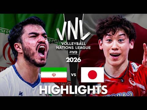 Japan 🇯🇵 vs Iran 🇮🇷 | Highlights | Men's VNL 2026