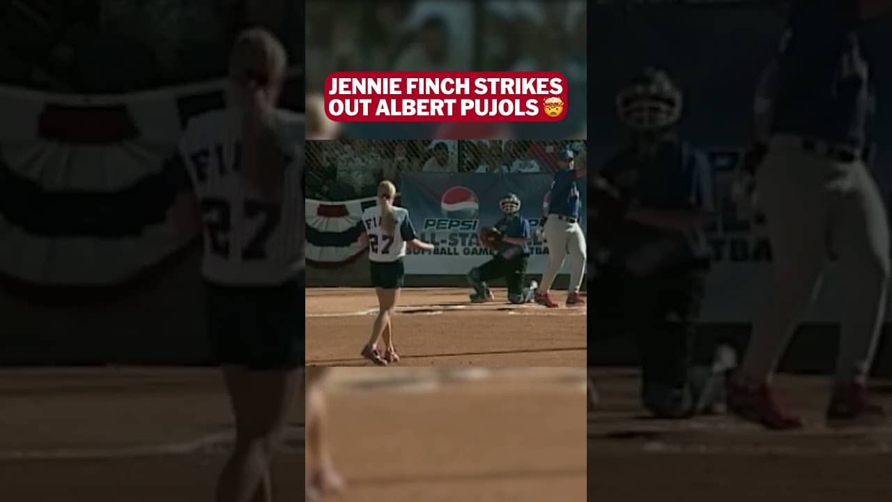 That time Jennie Finch struck out Albert Pujols 🤯