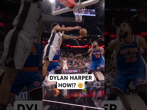 Dylan Harper from behind the backboard 🤯