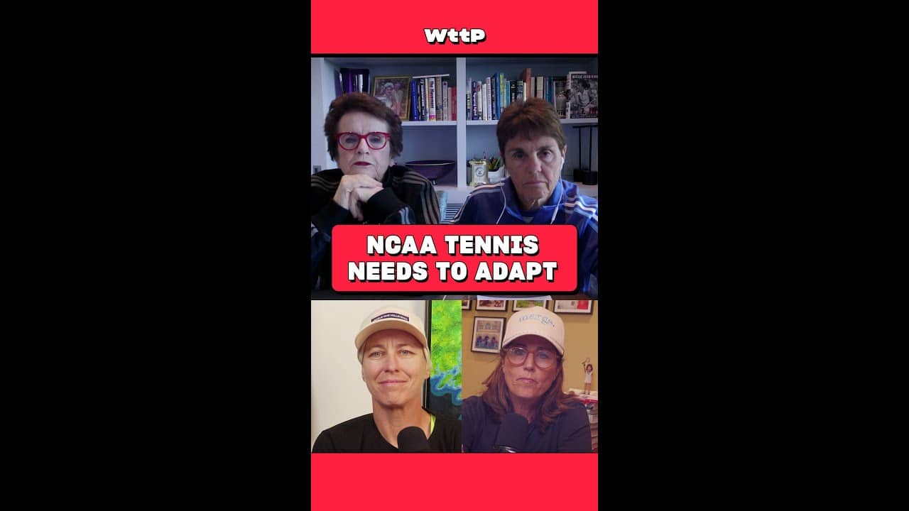 As programs disappear, Billie Jean King says college tennis needs a wake-up call.