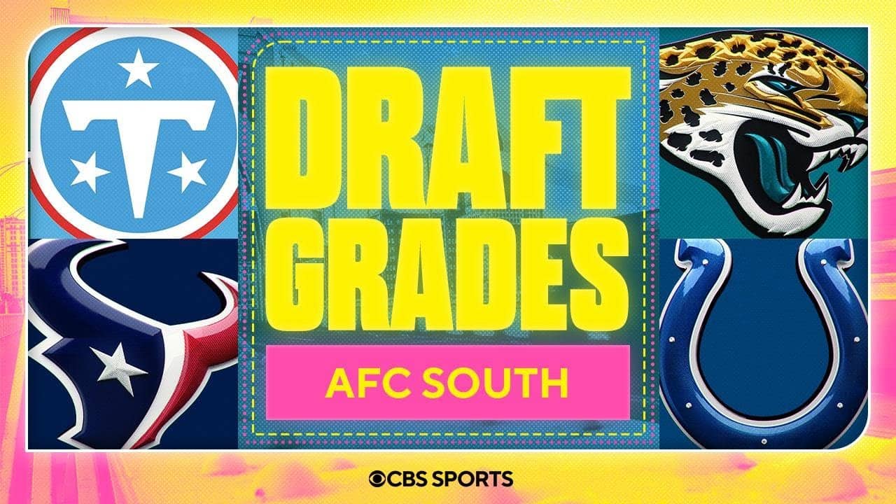 Draft Grades for EACH AFC South team | 2026 NFL Draft