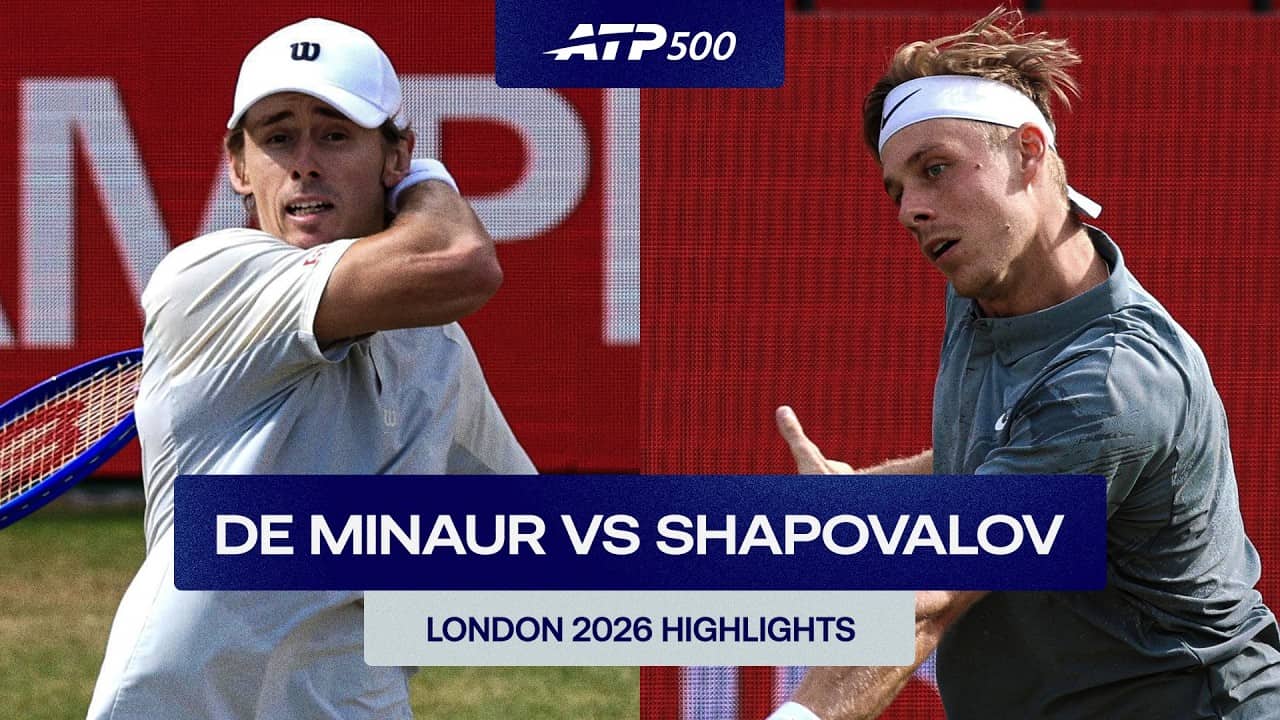 Alex de Minaur vs. Denis Shapovalov Highlights | London 2026 R2