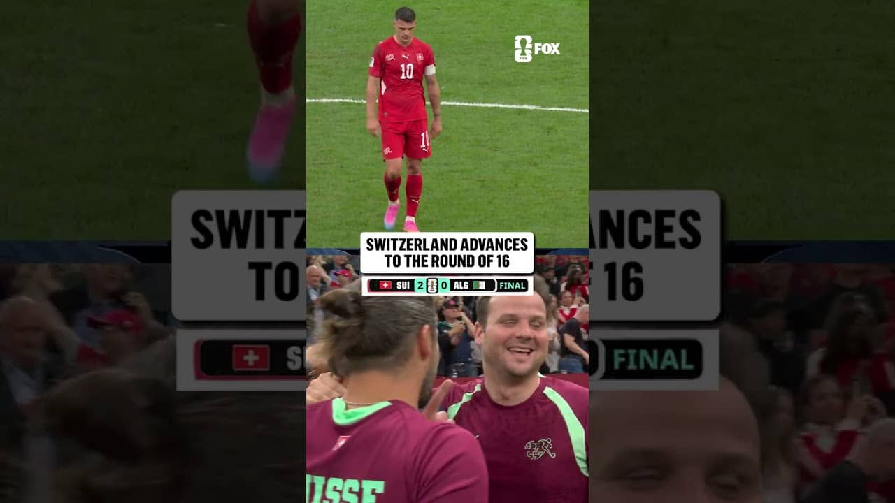 Switzerland gets its first Knockout Stage win at the FIFA World Cup since 1938