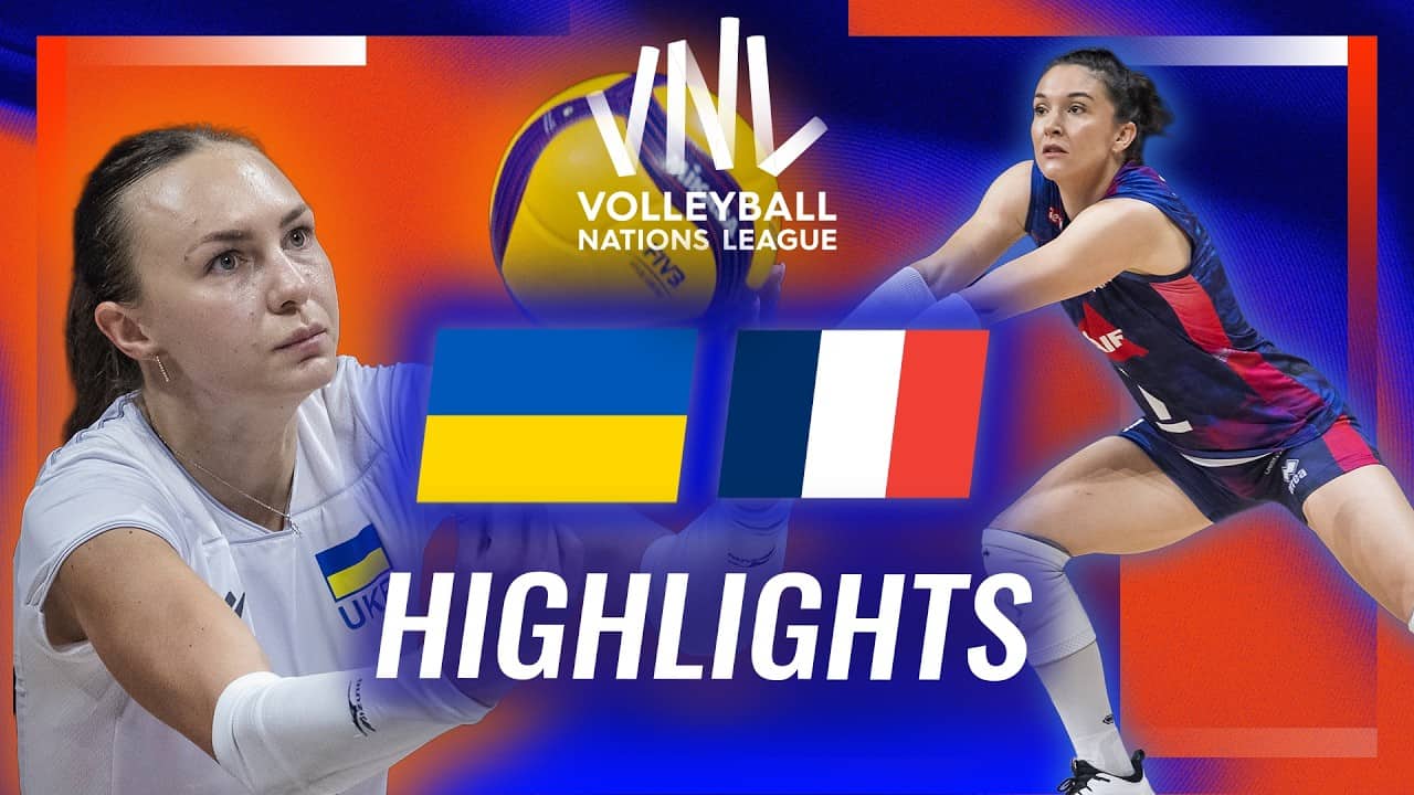 Ukraine🇺🇦 vs. France🇫🇷 - Highlights | Week 1 | Women's VNL 2026