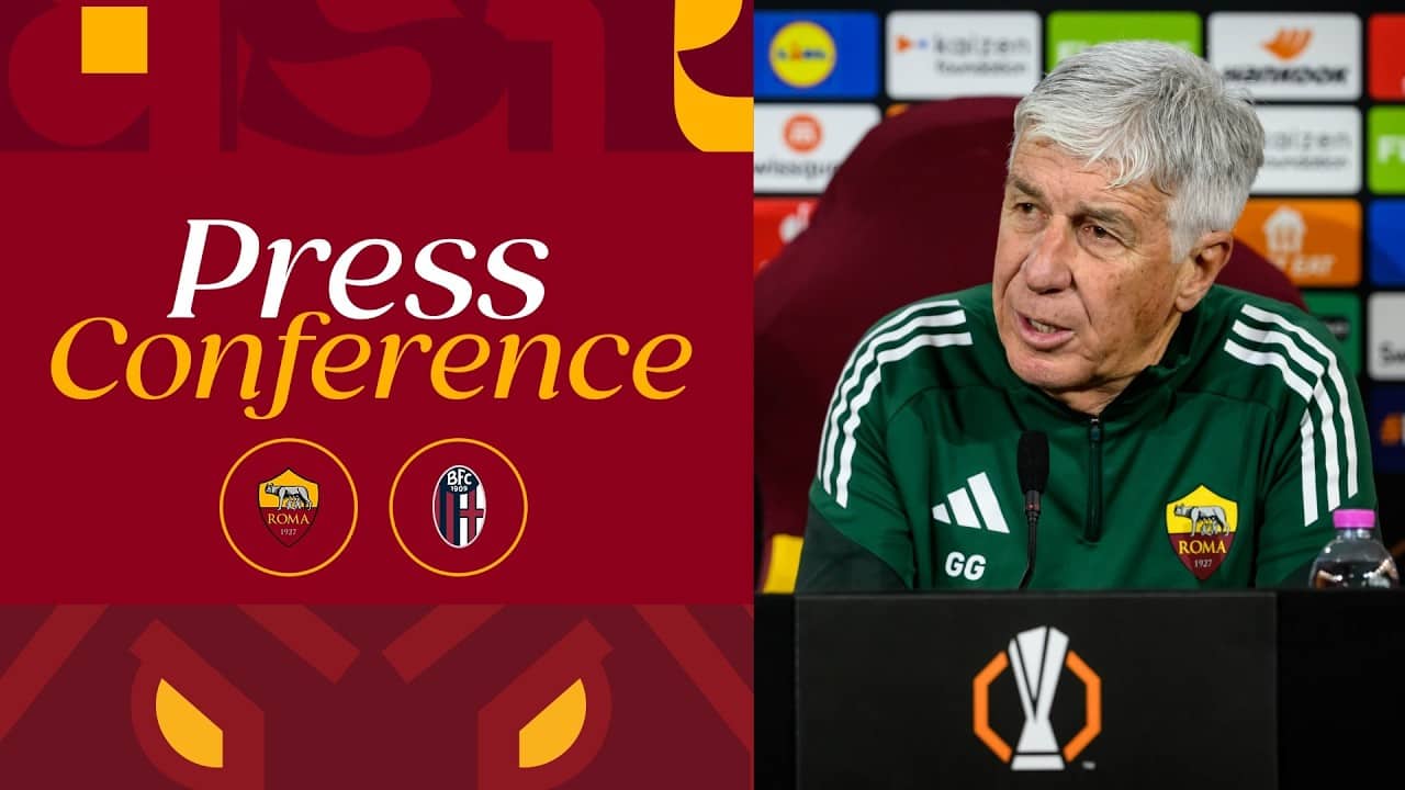 🟨 LIVE 🟥 LA CONFERENZA STAMPA DI GIAN PIERO GASPERINI E WESLEY ALLA VIGILIA DI ROMA-BOLOGNA
