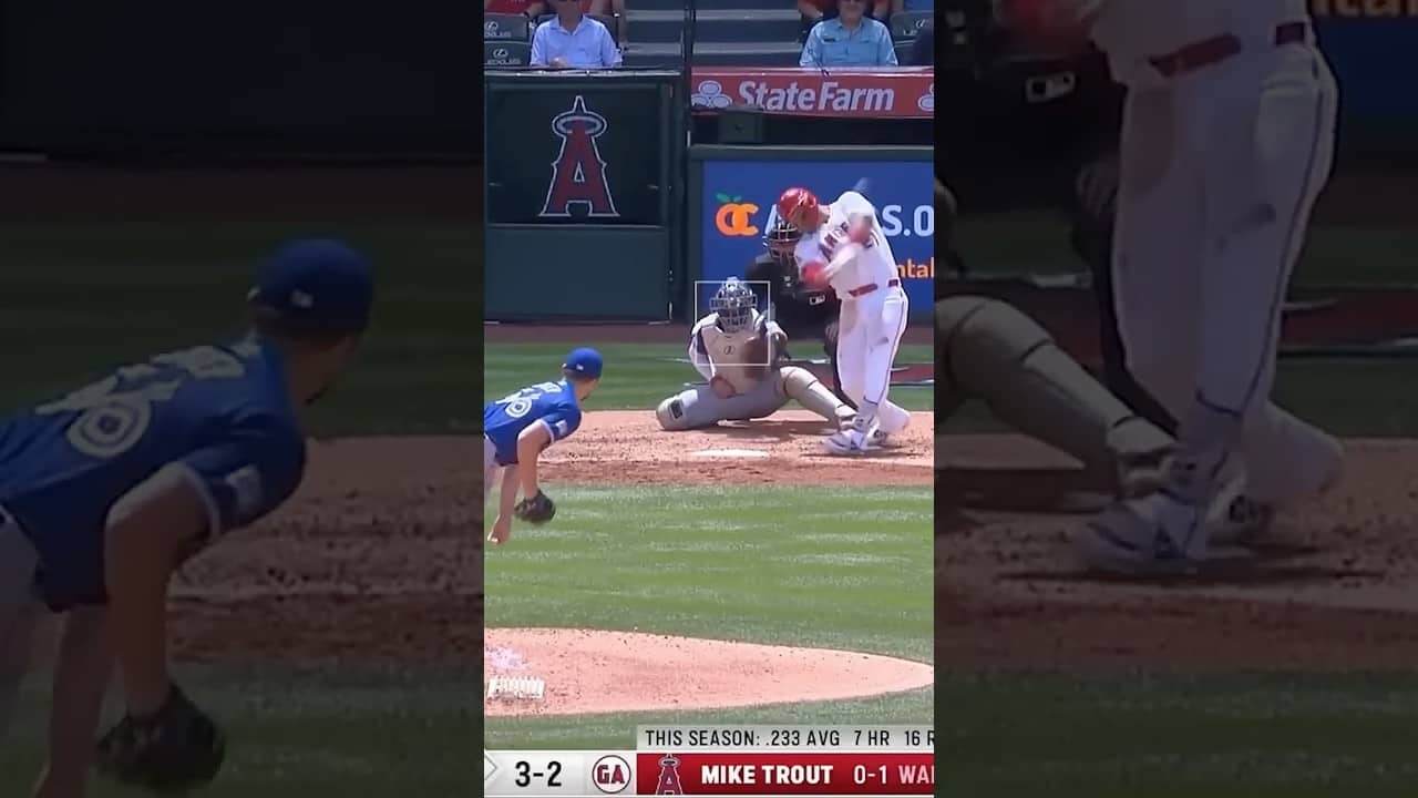 Mike Trout's 8th HR was a 113.2 MPH laser off the bat!