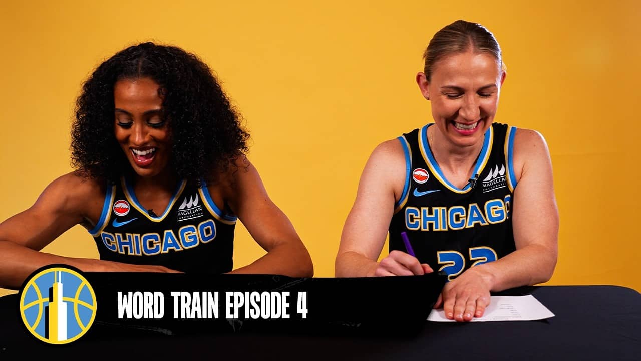 Court Vision Meets Word Vision 👀 Skylar Diggins & Courtney Vandersloot