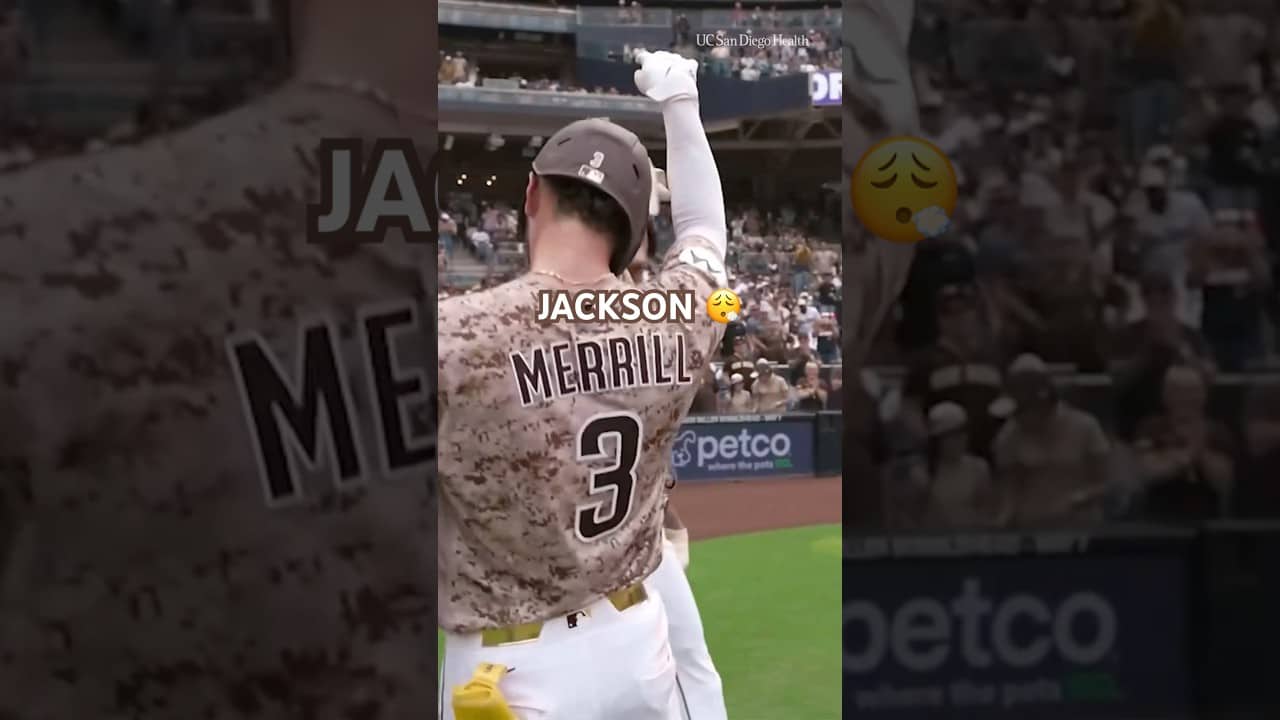 The sound off the bat 😮‍💨 #mlb #padres #baseball #highlights #homerun #sandiegopadres