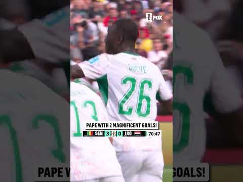 INVITATION TO SCORE AND THAT MAN ACCEPTED 🇸🇳 Pape Gueye bags his brace!