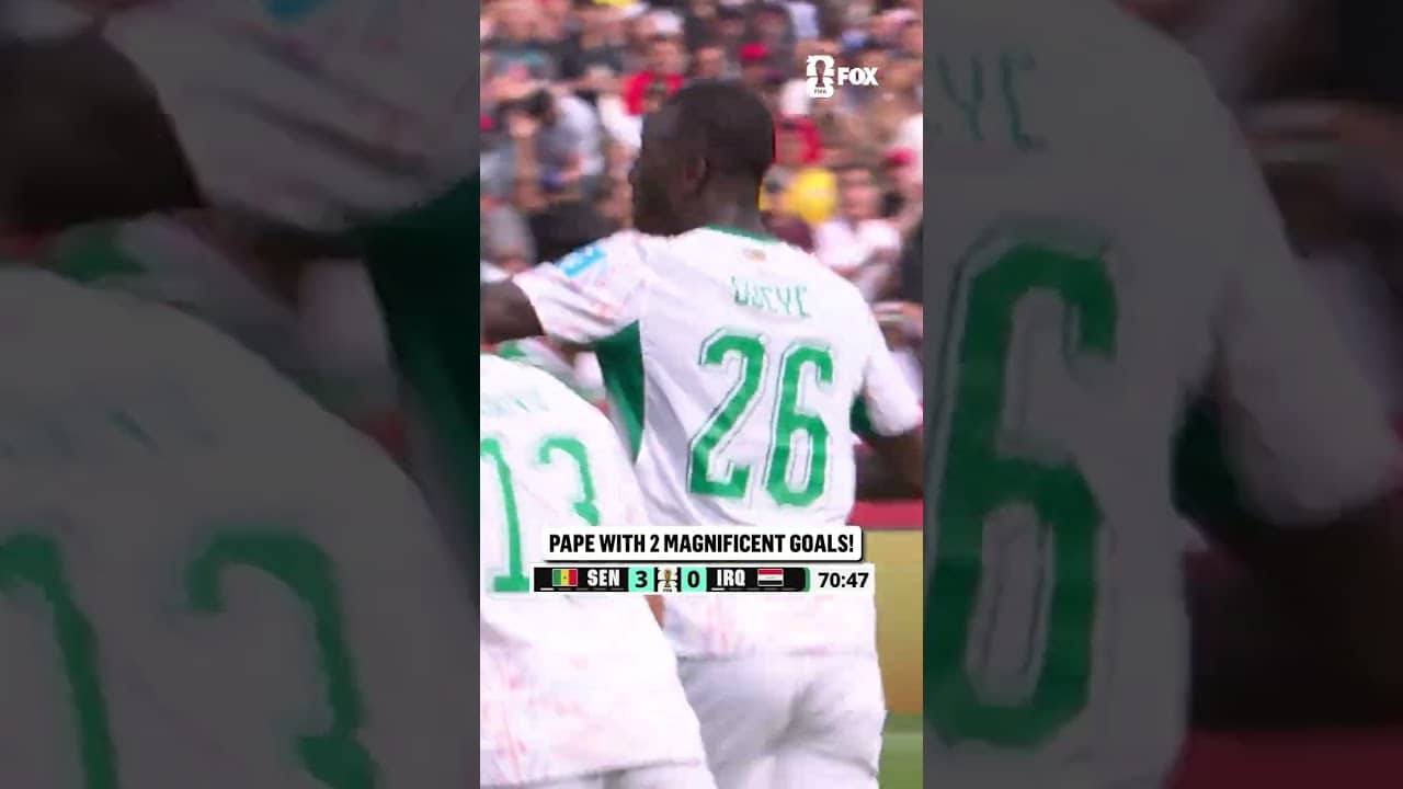 INVITATION TO SCORE AND THAT MAN ACCEPTED 🇸🇳 Pape Gueye bags his brace!