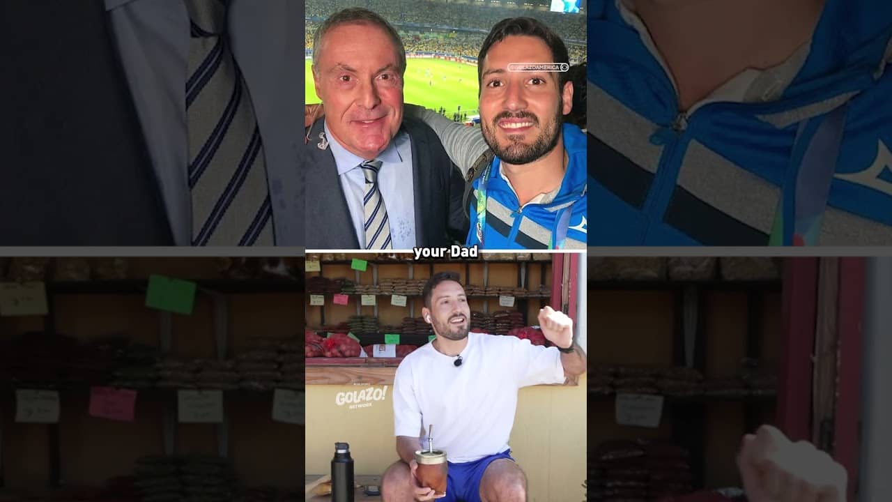 Nico Cantor is grateful he gets to work with his Dad 🥹❤️ #FIFAWorldCup #GolazoNetwork