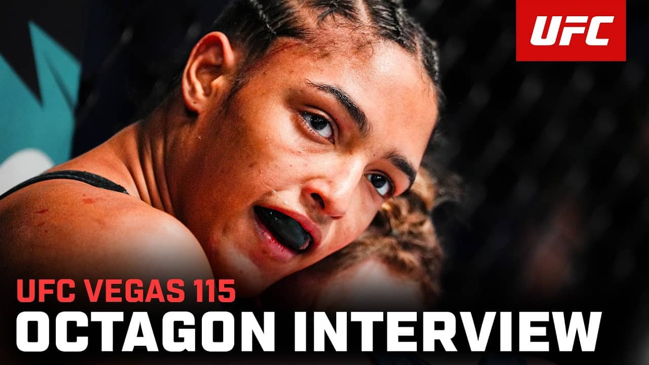 INSANE KO | Alice Pereira Octagon Interview | UFC Vegas 115