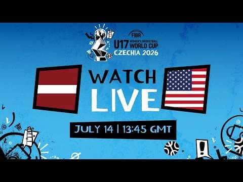 LIVE - Latvia v USA | FIBA U17 Women's Basketball World Cup 2026  | Group Phase