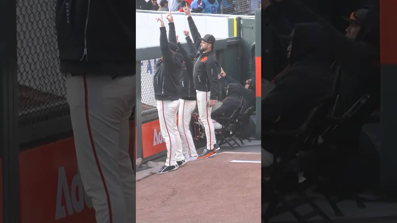 The bullpen loved Bryce’s home run 🤘