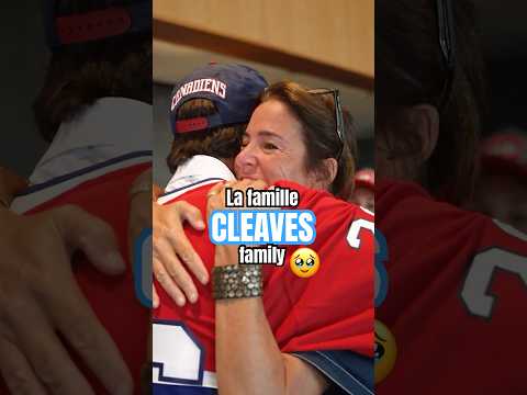 Cooper Cleaves reacts with family after being drafted by Habs #NHL #Shorts