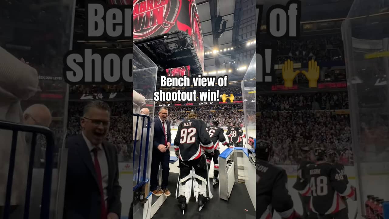 SABRES. WIN. #nhl #hockey #POV