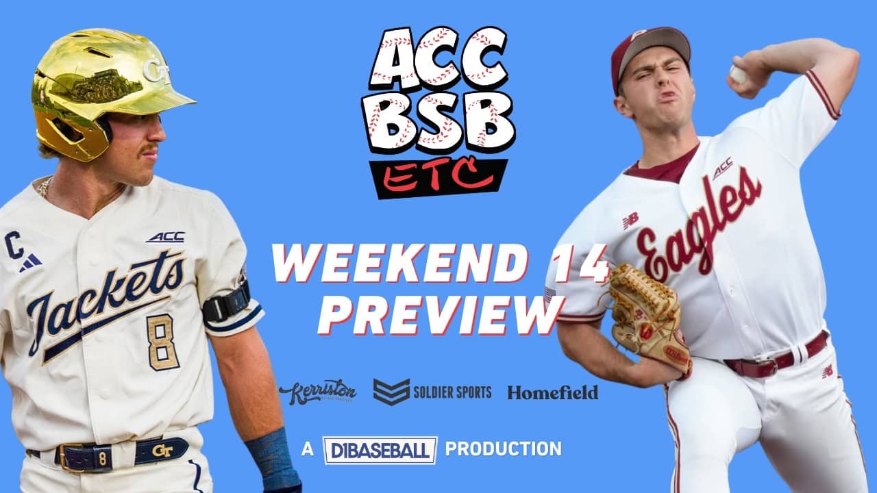 ACC Weekend 14 Preview: GT-BC Headlines a Huge Final Weekend [ACC Baseball Etc.]