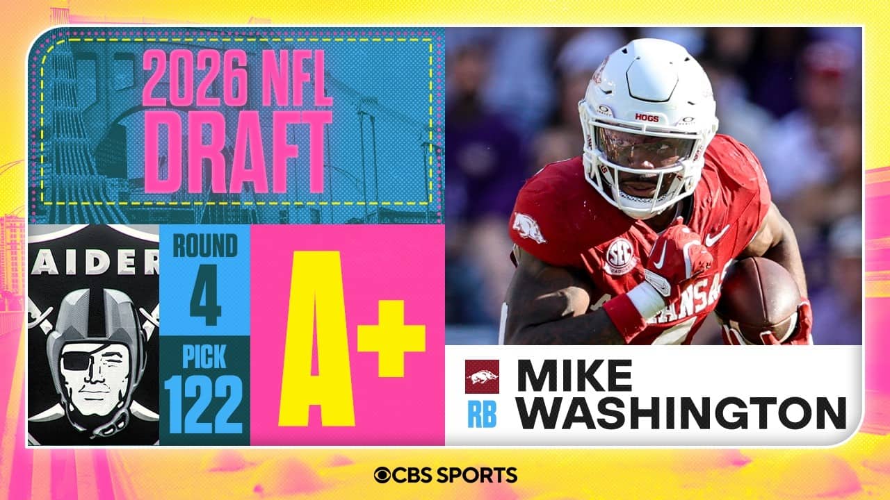 Raiders select Mike Washington in Fourth Round | 2026 NFL Draft Grades & Reaction