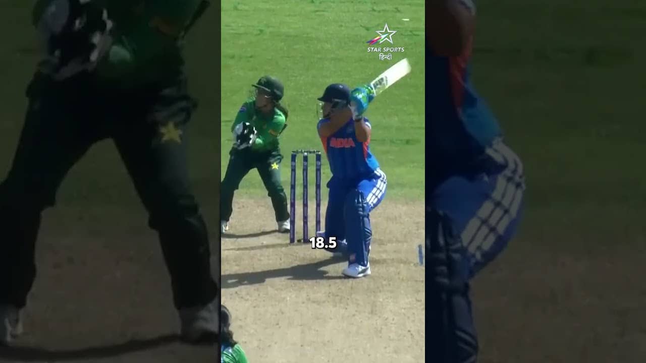 रिचा आई, देखा और कुछ गेंदों में खेल बदल गई 😮‍💨💪 #t20worldcup #cricket #reels