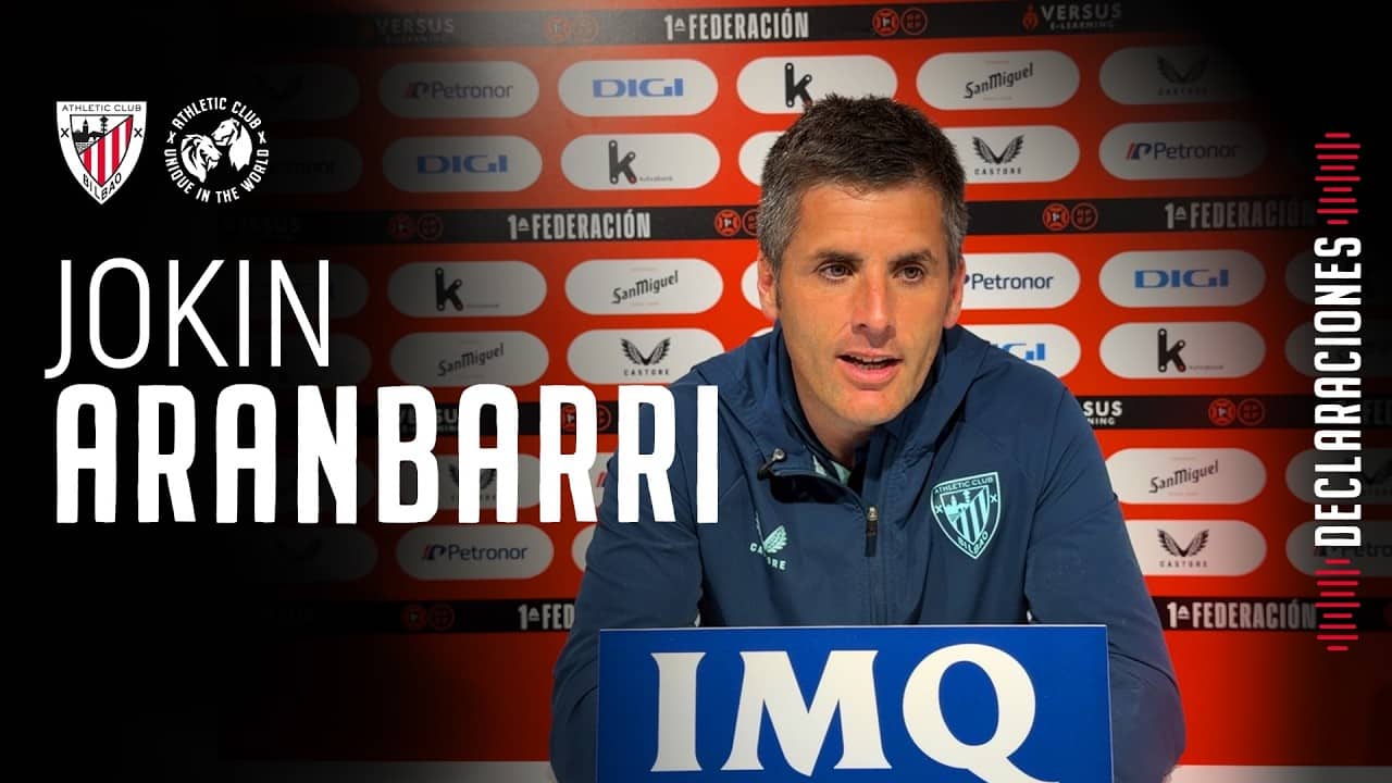 🎙️Jokin Aranbarri I post Bilbao Athletic 2-2 Ourense CF l Primera Federación 2025-26 J35