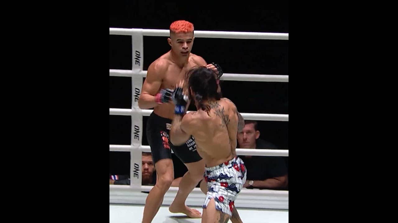 EPIC battle ⚔️ When Fabricio Andrade and Enkh-Orgil Baatarkhuu clash at ONE Fight Night 38!