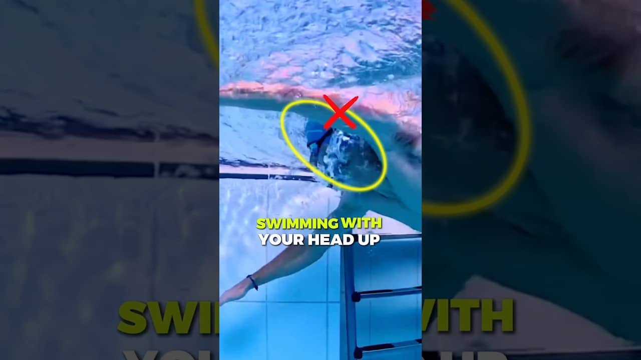 Stop swimming with your head up ❌