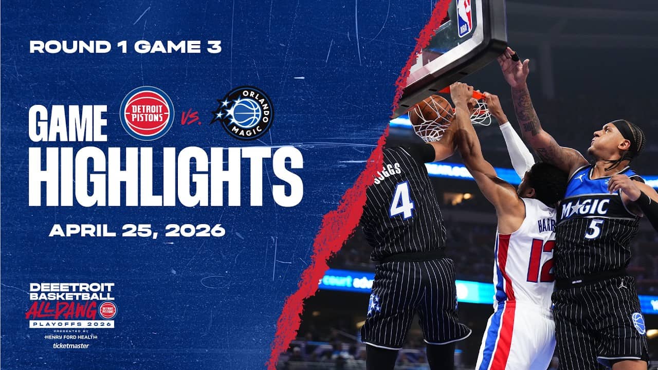 Detroit Pistons vs. Orlando Magic | GAME HIGHLIGHTS | 04.25.26