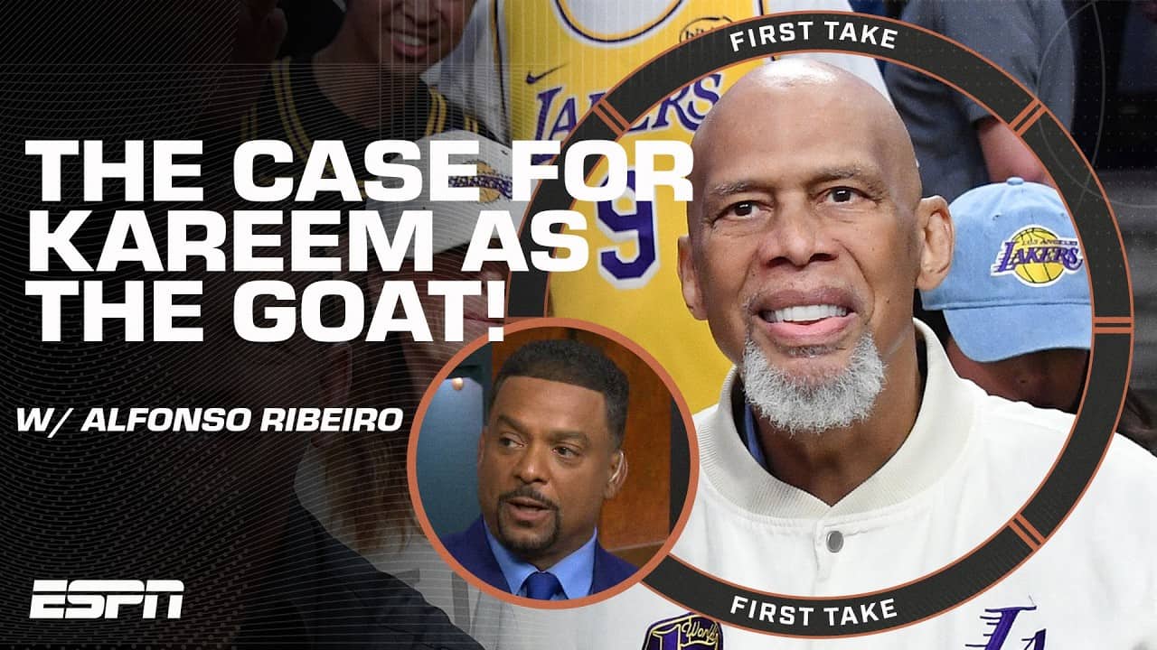 Alfonso Ribeiro CHIMES IN on the NBA GOAT debate 👀 & It's NOT LeBron or MJ! 🐐 | First Take