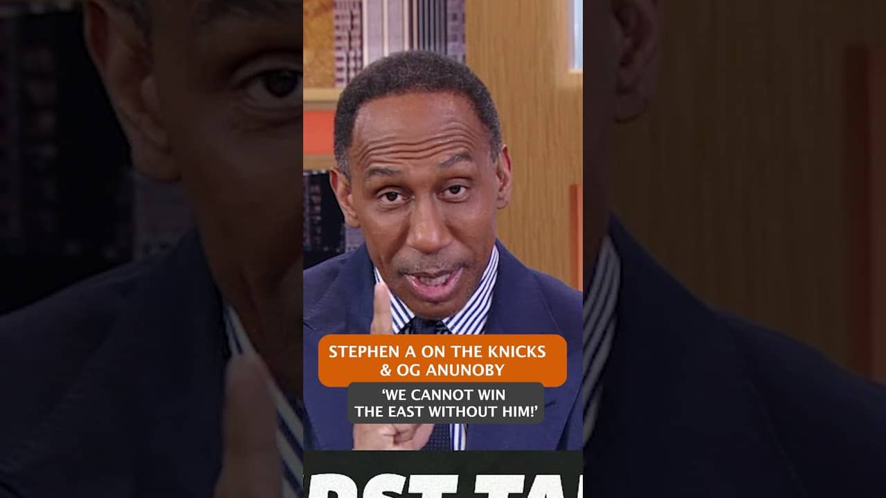 Stephen A. with a prayer for the Knicks 😭