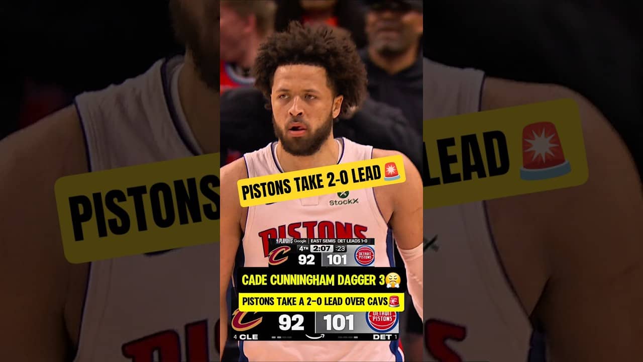 Pistons WIN game 2 to take 2-0 LEAD😤