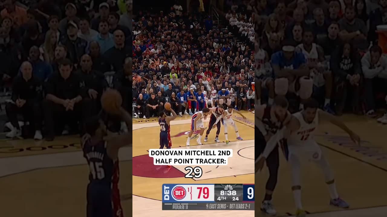 Donovan Mitchell went off in the 2nd half of Game 4!