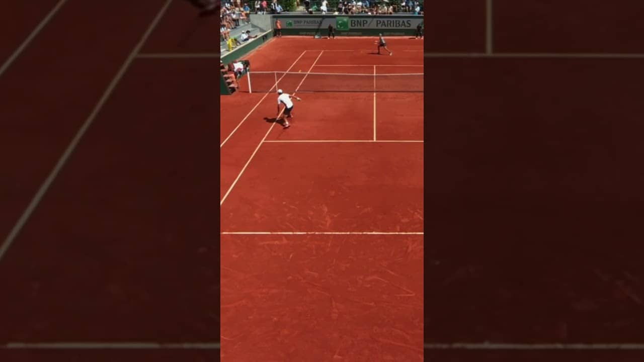 Zachary Svajda for his first Roland-Garros ✨#Tennis #RolandGarros #SportsTiktok #Svajda