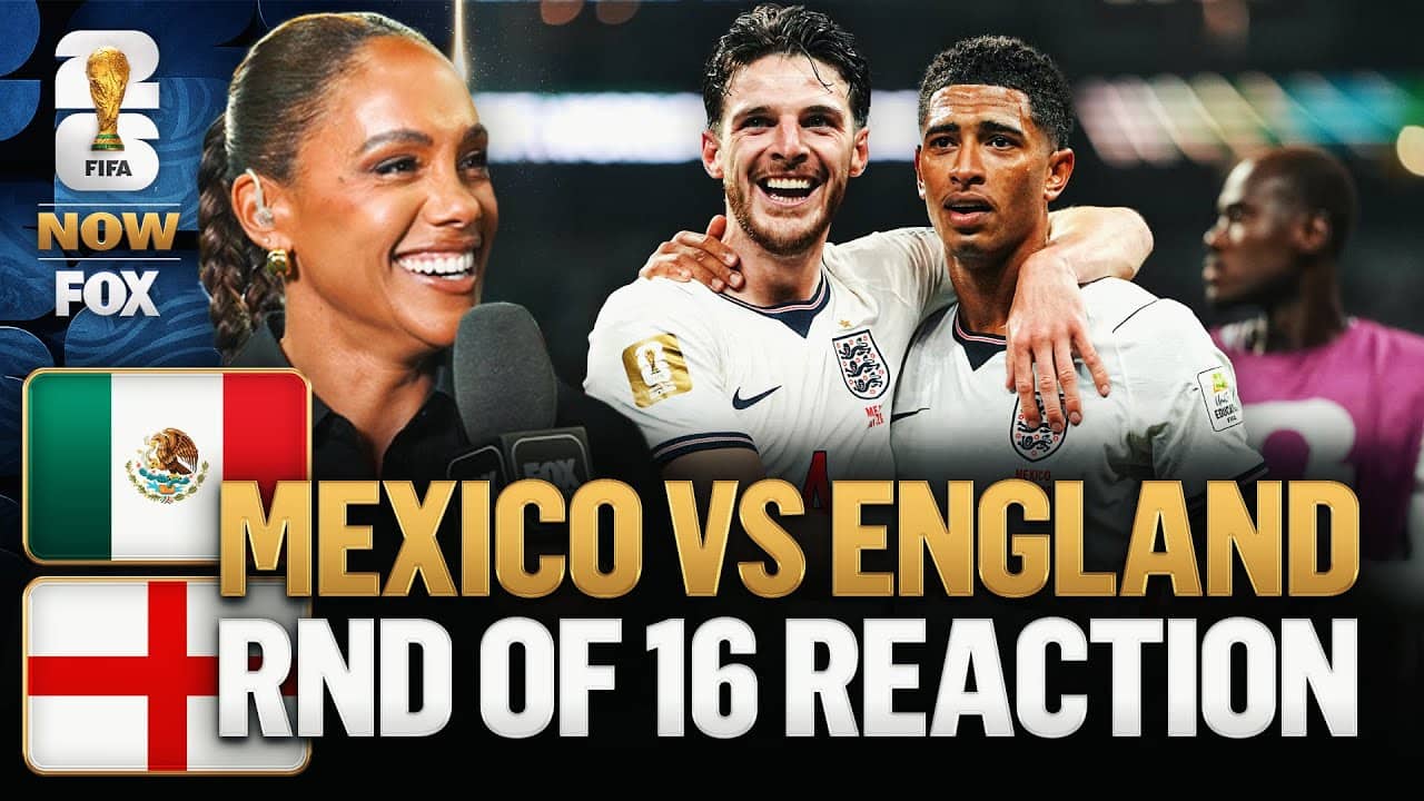 THREE LIONS MOVE ON🚨🏴󠁧󠁢󠁥󠁮󠁧󠁿 Peter Crouch & Alex Scott REACT to England's 3-2 W vs Mexico ⚽️