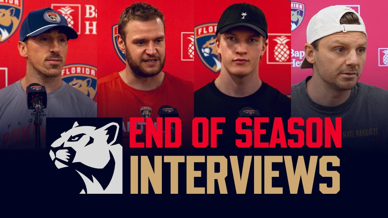 End of Season Pressers | Marchand, Barkov, Lundell, Reinhart | 4.16.26