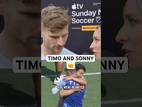 Timo Werner was excited to see his old Tottenham teammate Son Heung-Min🤩