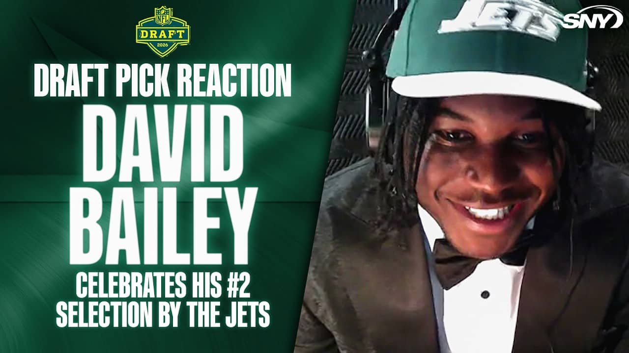 David Bailey reveals initial reaction to being drafted by the Jets
